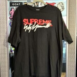 Supreme x Yohji Yamamoto Black Graphic T-Shirt XL